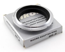 Nikon BR-2 Macro adapter ring for bellows focusing Model 2 with box - UK Seller