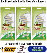 3 BIC Pure Lady 4x Disposable