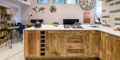 Solid mango wood corner - mango,