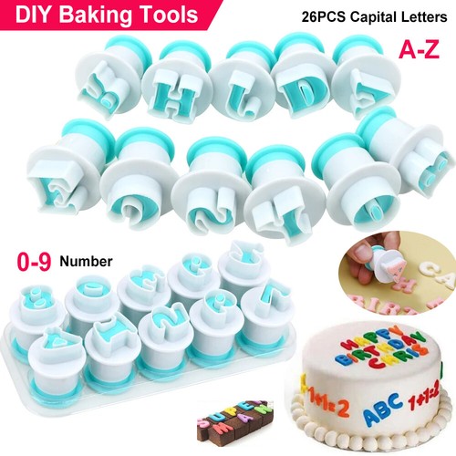 Alphabet icing letter - alphabet, fondant