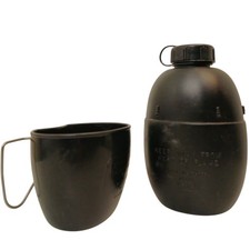 British Army Osprey Water Bottle NATO 58 Pattern With Cup Mug Canteen Camping