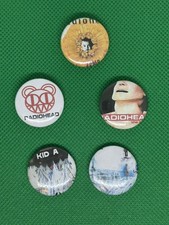 Set of 5 Badges - Radiohead -