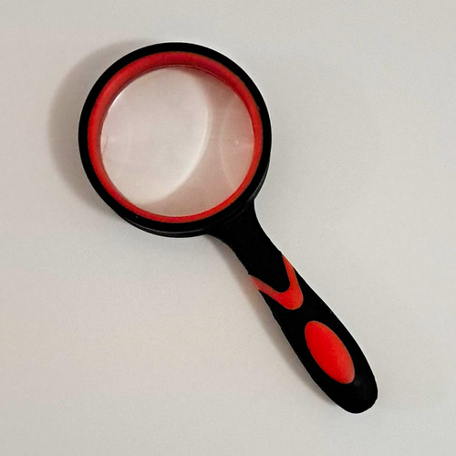 Handheld magnifier glass - handheld,