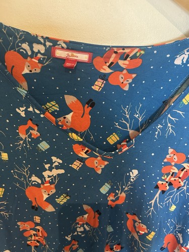 Browns festive fox - browns, tunic