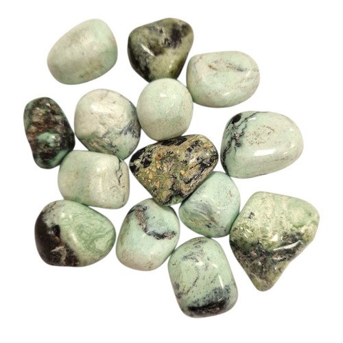 Variscite tumble stone - variscite, –