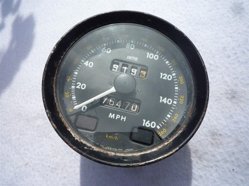 Smiths 160 mph speedo jaguar - mph,