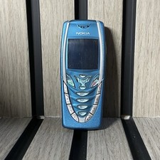 Classic Nokia 7210 Blue Mobile Phone With Snake Game