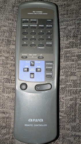 Aiwa c100m remote control - aiwa,