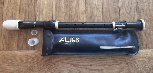 Vintage aulos tenor - vintage, recorder