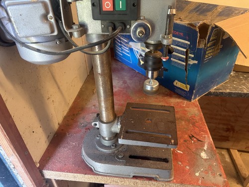 Pillar drill used - pillar,