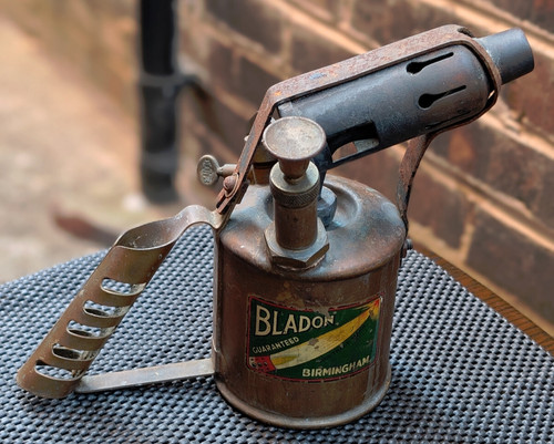 Vintage bladon b50 blow torch - bladon,