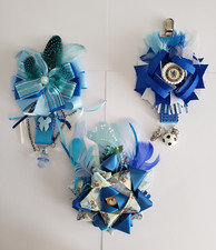 Boy's Large Baby Bag, Pram, Cot, Mosses Basket Charms, Clips Accessories New