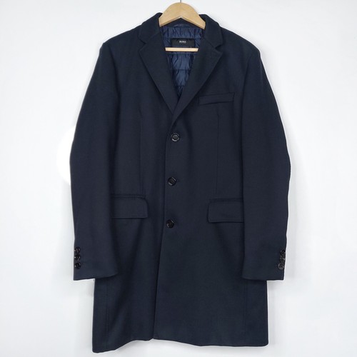 Hugo boss overcoat coat padded - overcoat,