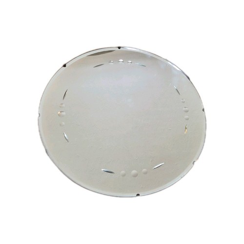 Vintage 40s 50s round mirror - round,