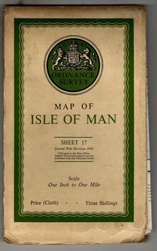 Map isle man sheet 17 - map, of