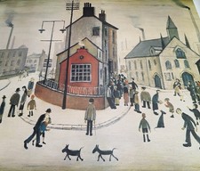 L..S.Lowry Print Of Clitheroe