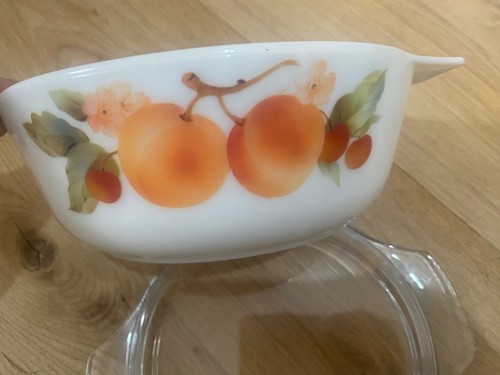 Vintage 70s 80s peach pattern - 70s,