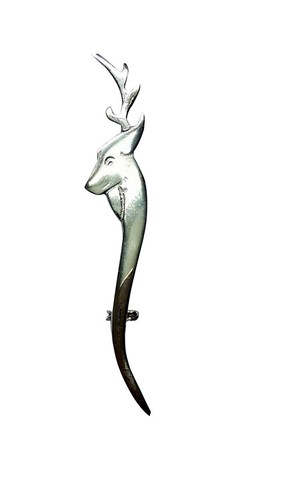 Highland kilt pin stag head - stag,