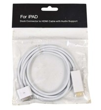 iPad Dock Connector To HDMI Cable With Audio Support
