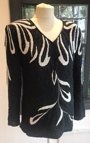 Vintage 80s 100 silk - 80s, designer