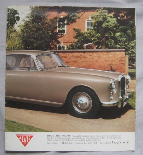Alvis three litre - litre, 2