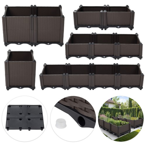 Trough planting pot plastic - planting,