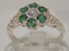 Solid 9ct White Gold Ladies