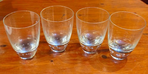 Bubble base water glass - base,
