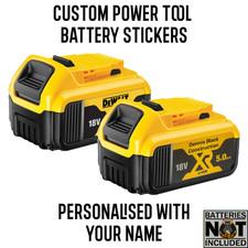 Custom battery stickers -