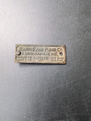 Antique harris air pump - harris,