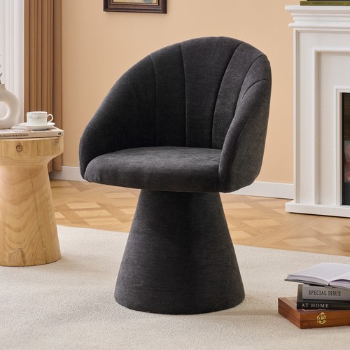 Chenille fabric swivel - swivel, accent