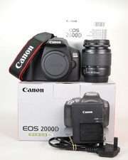 Canon EOS 2000D 24.1MP & 18-55mm III Shutter Count: 19 Only. Excellent Cond.