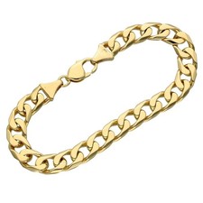 Gents 9ct Yellow Gold Curb
