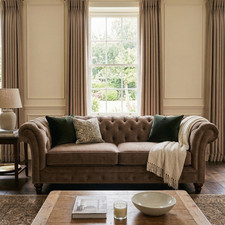 New Brown 3 Seater
