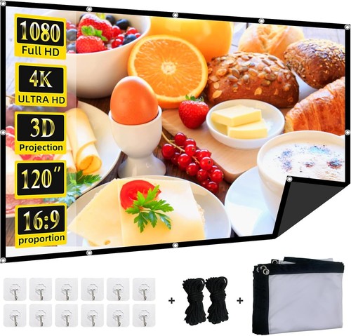 Foldable 120 inch - foldable, projector