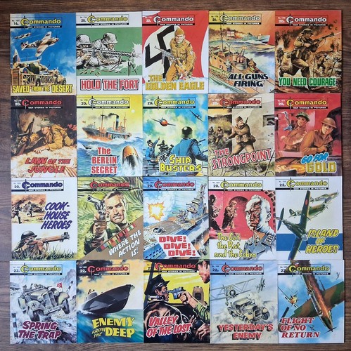 Commando comics job - comics, bundle