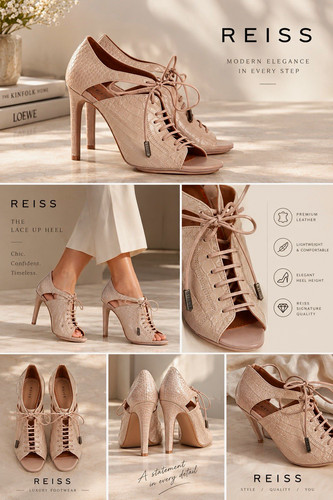 Reiss the lace heel - lace,