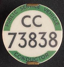 PSV PUBLIC SERVICE VEHICLE NORTH WEST CONDUCTOR BUS BADGE CC 73838