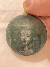 Buddha Head Carving Natural