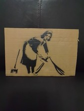 Dismal Spray Paint Cardboard