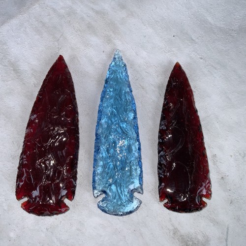 Obsidian arrowheads ancient - 3,