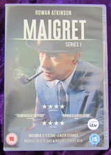 Maigret: Series 1 DVD (2017) Rowan Atkinson, East (DIR) cert 15 FREEPOST