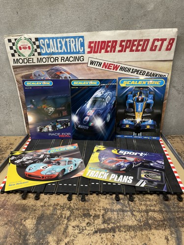 Scalextric catalogue bundle - scalextric,