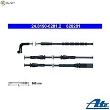 WARNING CONTACT BRAKE PAD WEAR