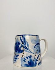 Portobello By Inspire Irene Large Floral Tank Mug Stoneware Mug with Gold Detail