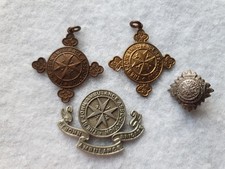 ST JOHN AMBULANCE SERVICE AWARDS SKINNER & HAMPTON, RANK PIP AND BADGE