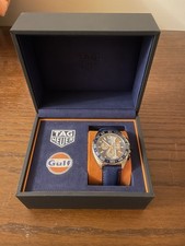 Tag Heuer Men's Formula 1 Gulf Quartz Watch Blue, Orange, Silver CAZ101N