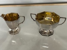 SILVER PLATED HEXAGONAL SHAPED