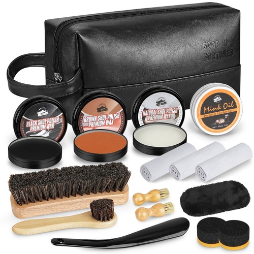 Shoe shine kit for men - shoe,
