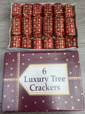 Vintage Christmas 6 Luxury Tree Crackers - Small Tree / Table Crackers